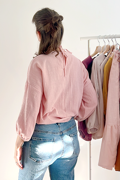 Serena top - cotton (last ochre piece)