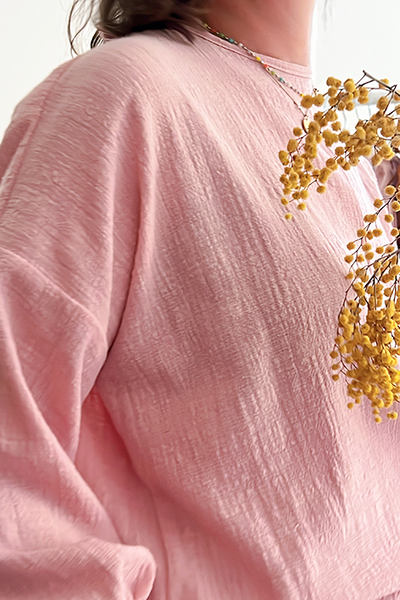 Serena top - cotton (last ochre piece)