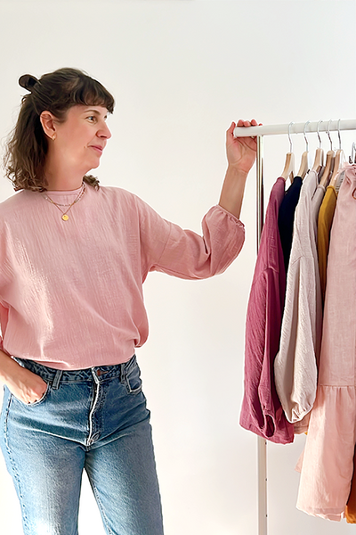 Serena top - cotton (last ochre piece)